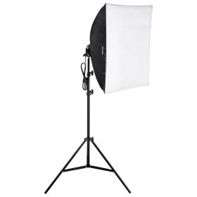 VEVOR Softbox Lighting Kit 24 in x 24 in 30W 5500K LED Bulbs Adjustable Stand